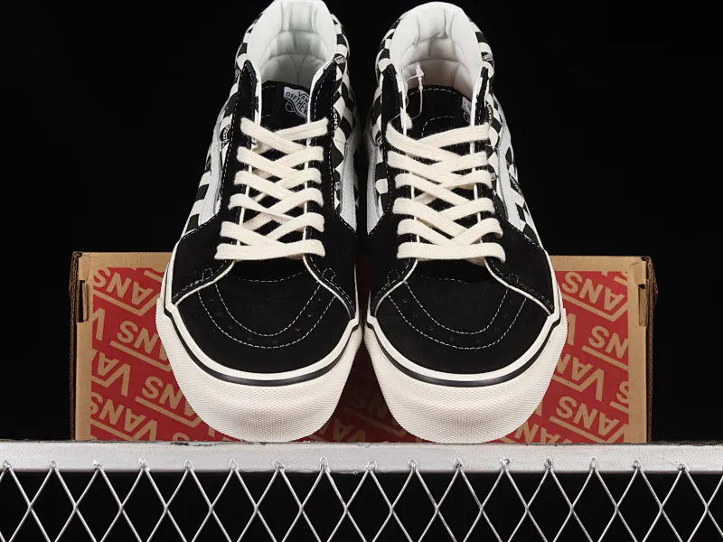 All categories Vans Vans series Vans Mid Vans China Vans Sk8-Mid environmental protection series checkerboard China casual sneakers VN0A391FQXH